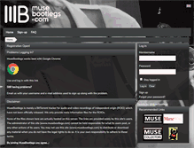 Tablet Screenshot of musebootlegs.com